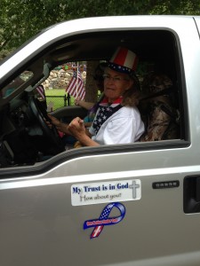 Paula (Captain at the helm)